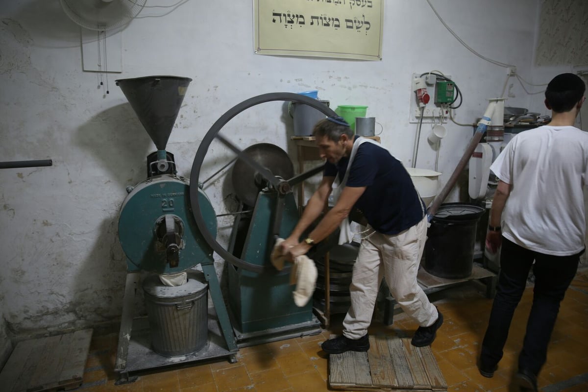 פעילות גופנית בערב פסח: טחינת חיטים למצות