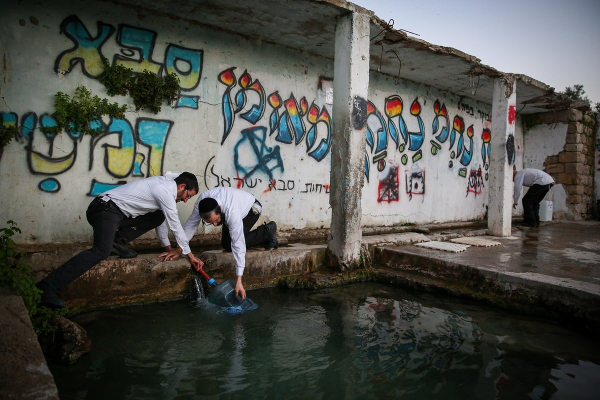 שאיבת 'מים שלנו' במעיין עין כובס • גלריה