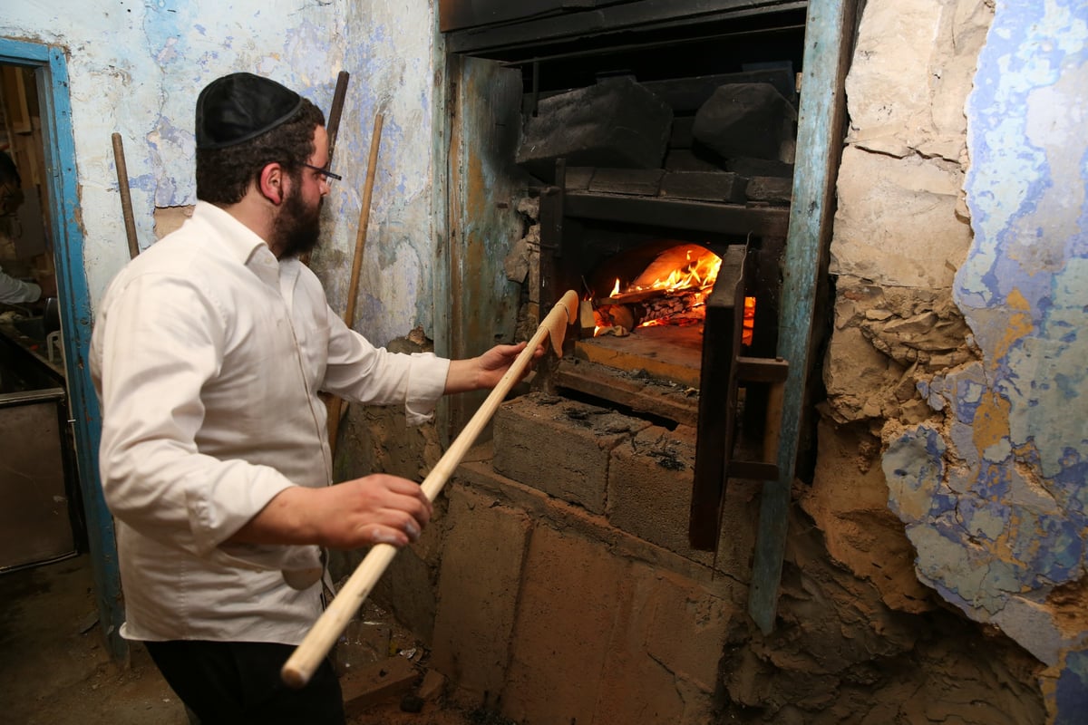 גלריה מרהיבה: כך מכינים מצות בצפת