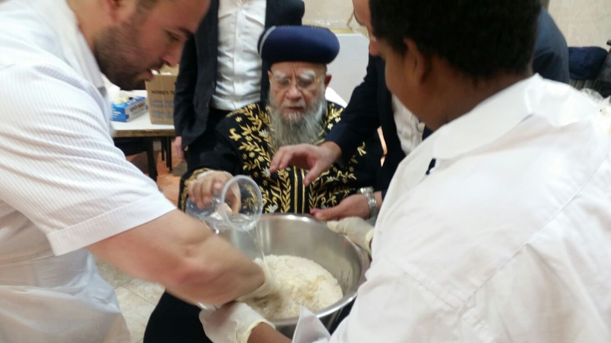 תיעוד: זקן הראשונים לציון באפיית המצות