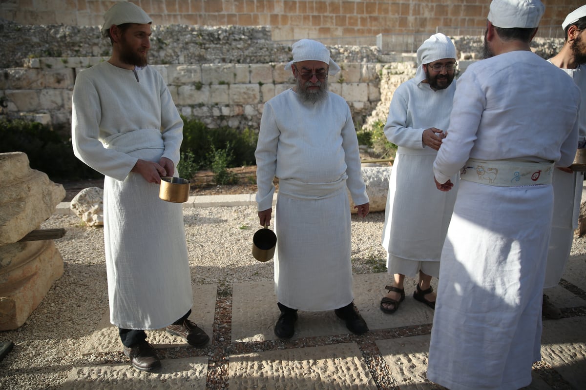 תיעוד מיוחד: כך הוקרב קרבן פסח • גלריה