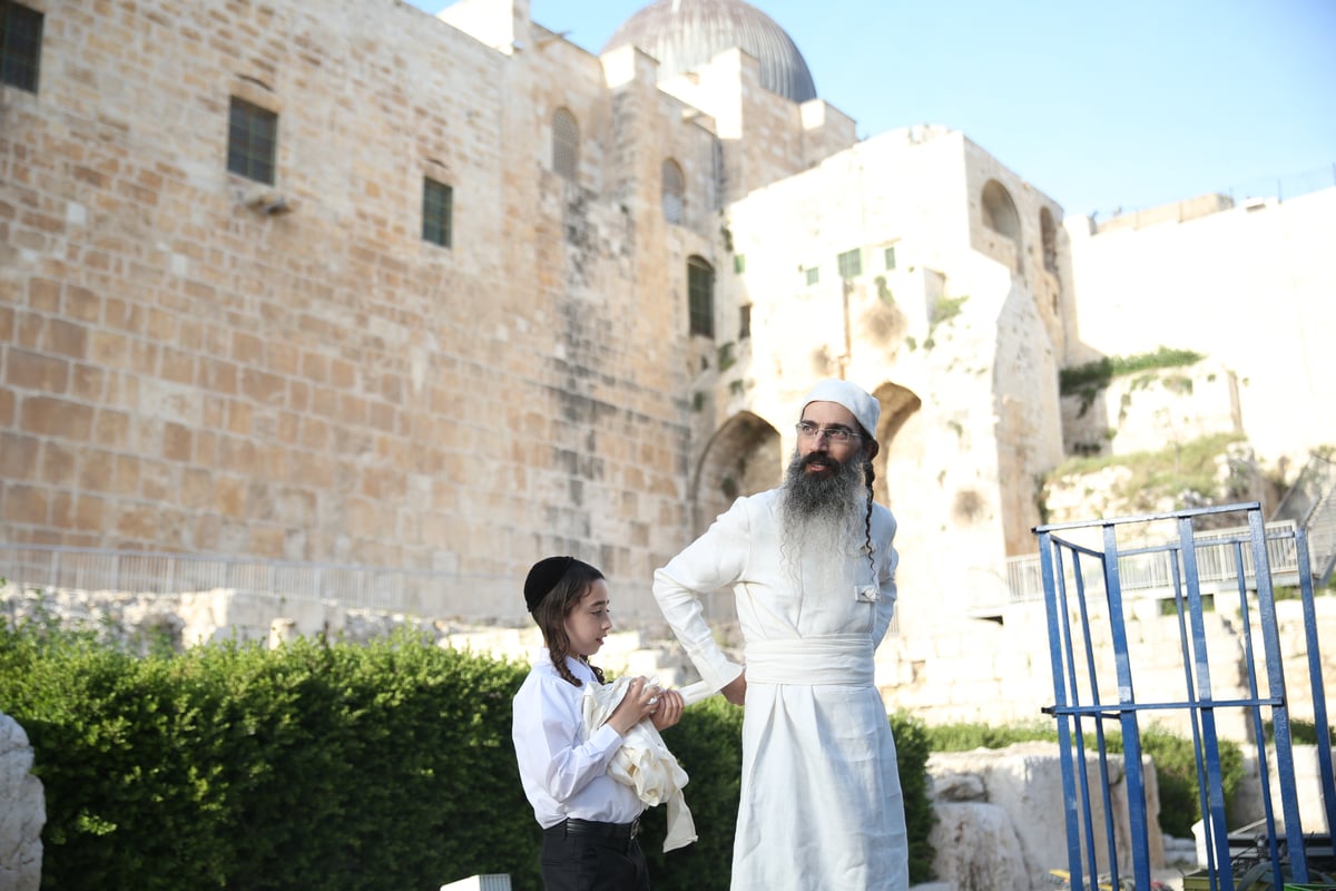 תיעוד מיוחד: כך הוקרב קרבן פסח • גלריה