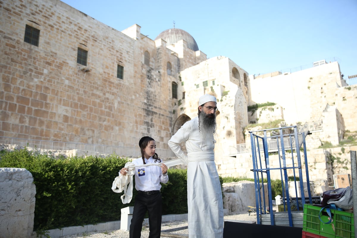 תיעוד מיוחד: כך הוקרב קרבן פסח • גלריה