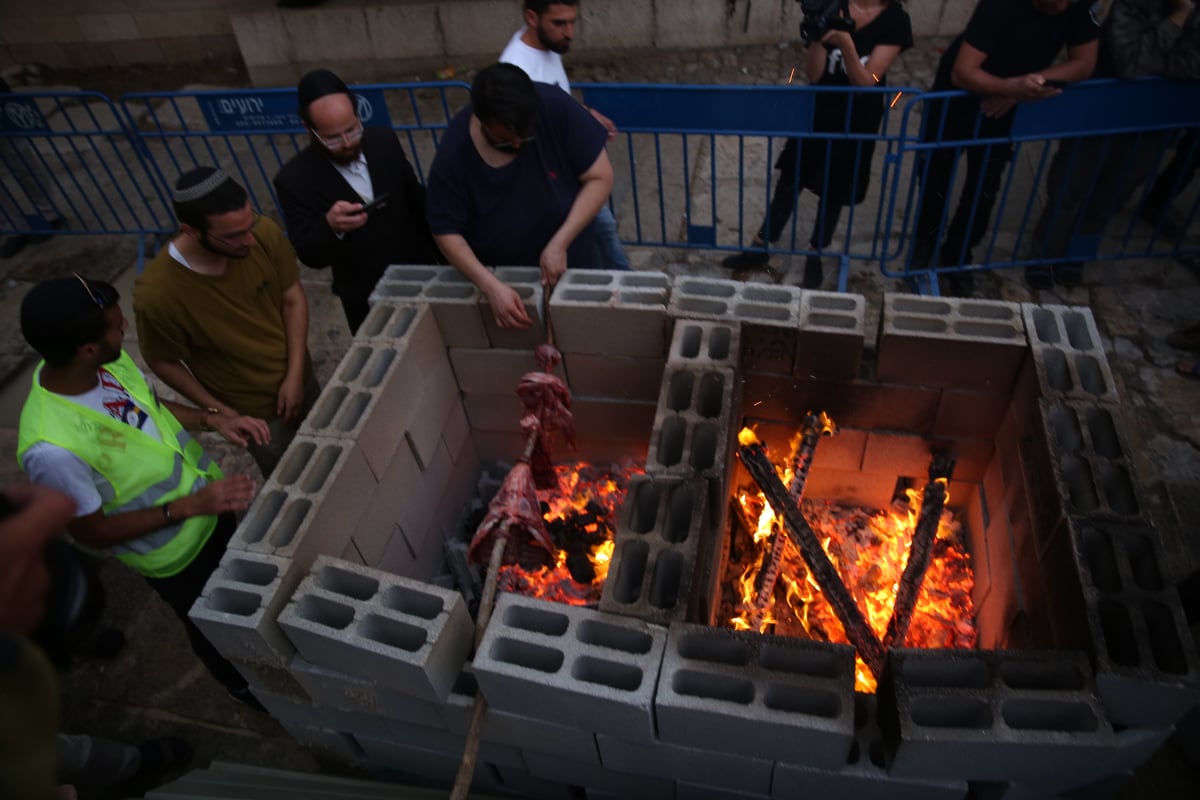 תיעוד מיוחד: כך הוקרב קרבן פסח • גלריה