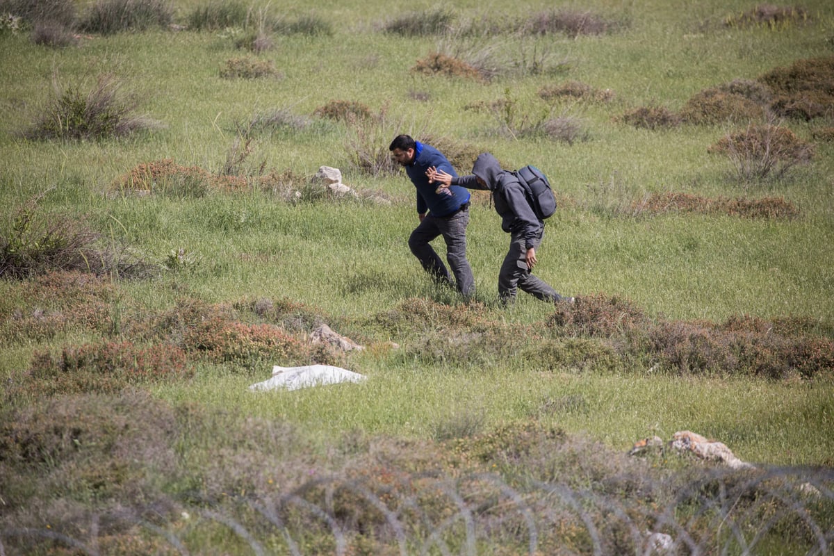 "פלסטיני" חדר לישראל ונלכד • צפו בתיעוד