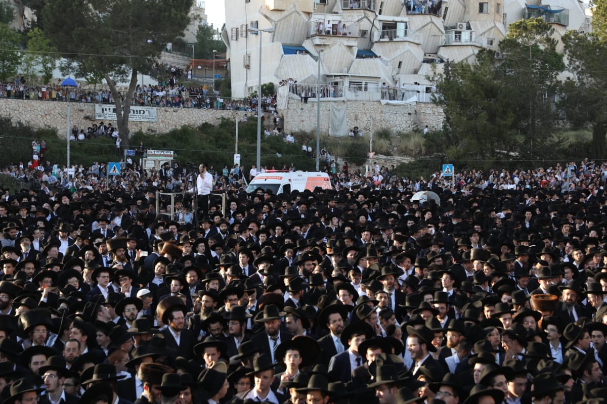 איחוד הצלה אבטח רפואית את קבלת פני הגר"ח