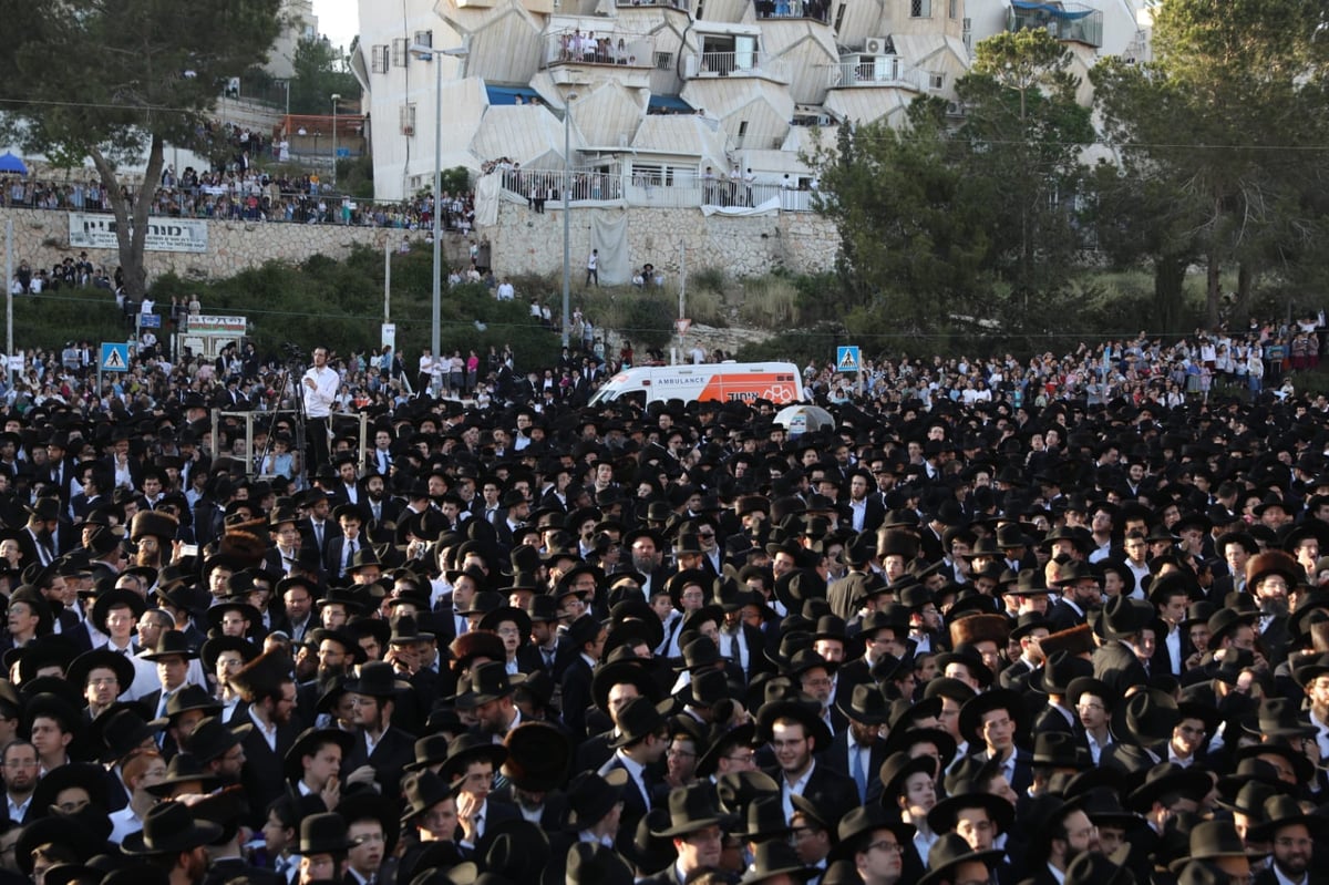 איחוד הצלה אבטח רפואית את קבלת פני הגר"ח