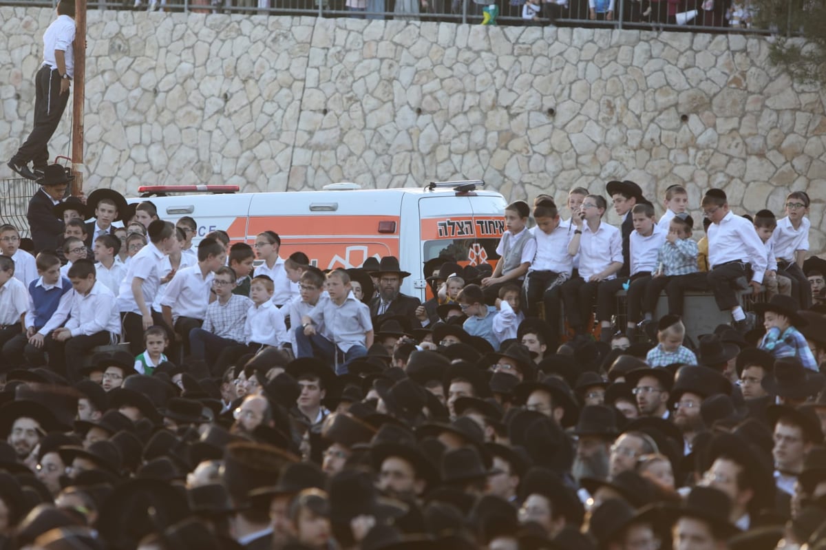 איחוד הצלה אבטח רפואית את קבלת פני הגר"ח