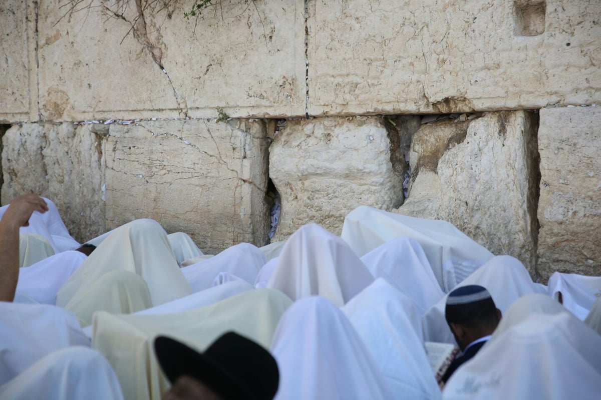 אלפים השתתפו בברכת כהנים בכותל המערבי • צפו