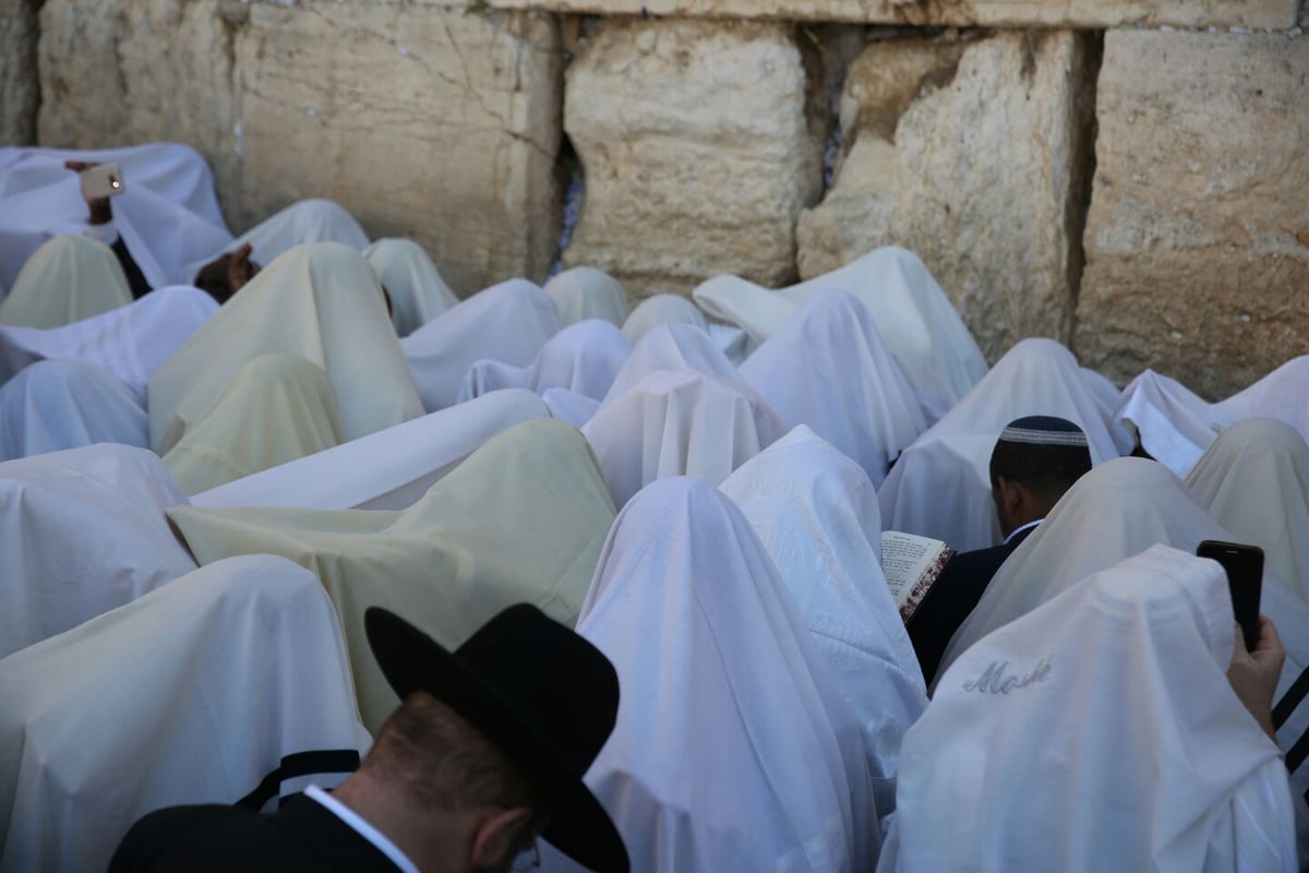 אלפים השתתפו בברכת כהנים בכותל המערבי • צפו