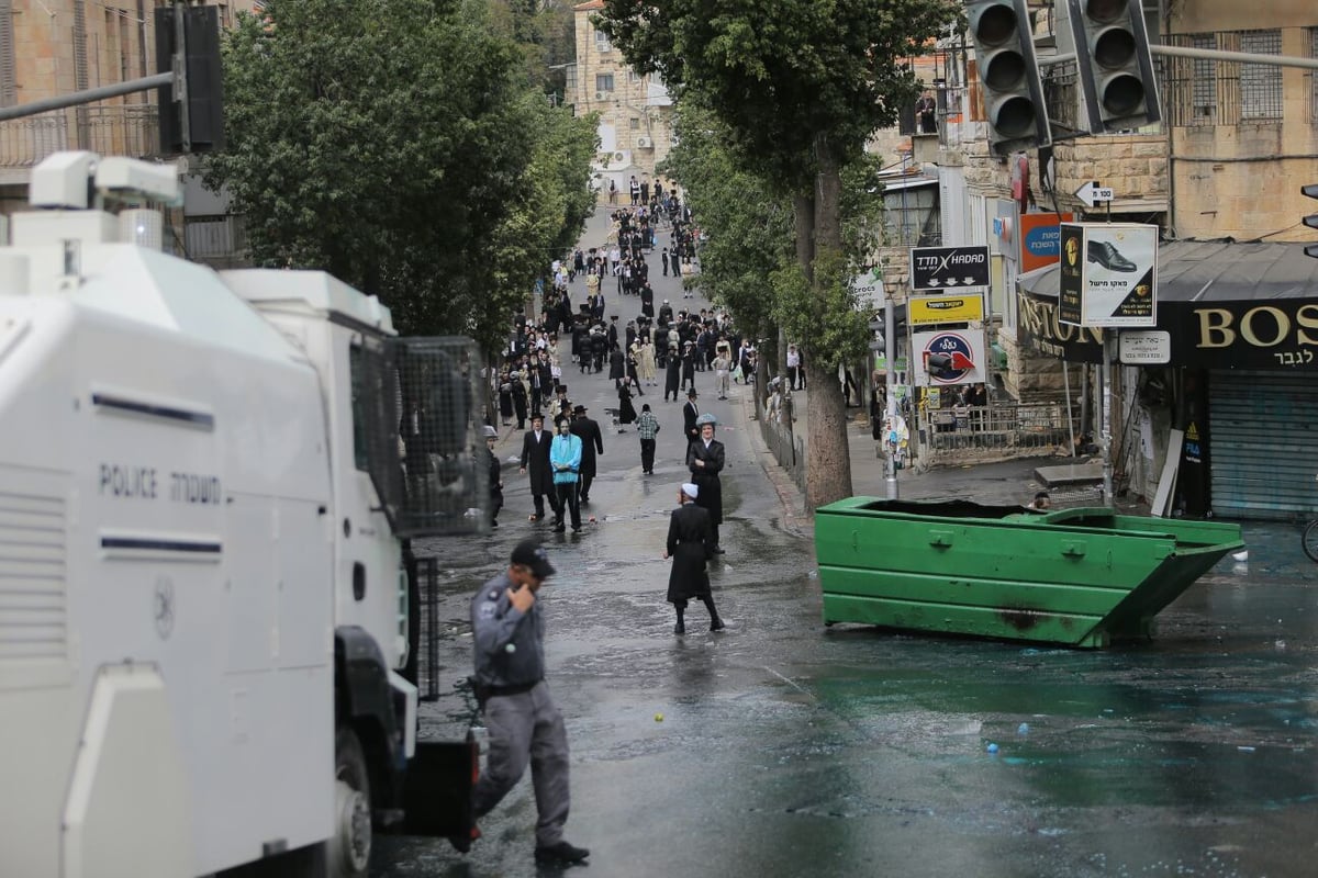 נתיחת התינוק: הפגנות סוערות בירושלים