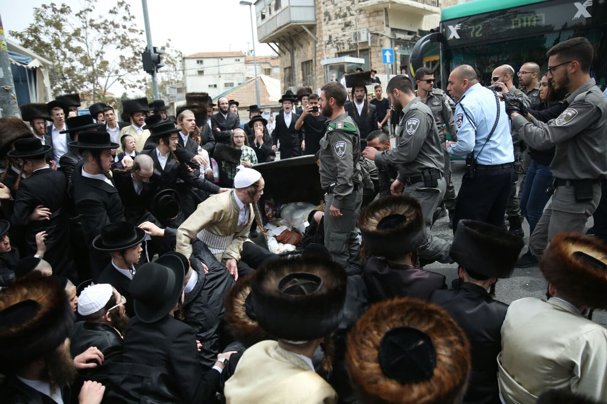 נתיחת התינוק: הפגנות סוערות בירושלים