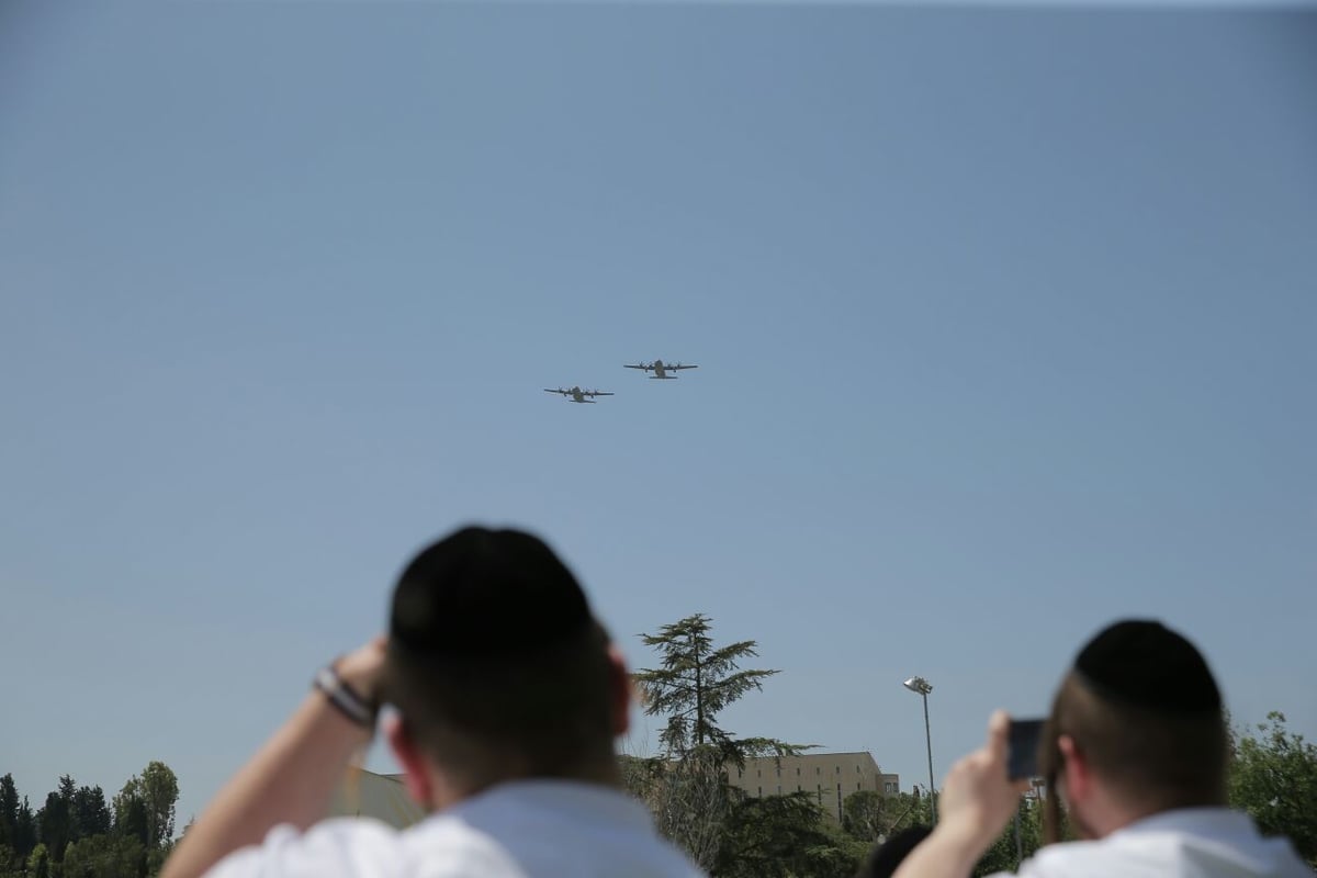 תיעוד מסכם • מטס חיל האוויר בירושלים ובתל אביב