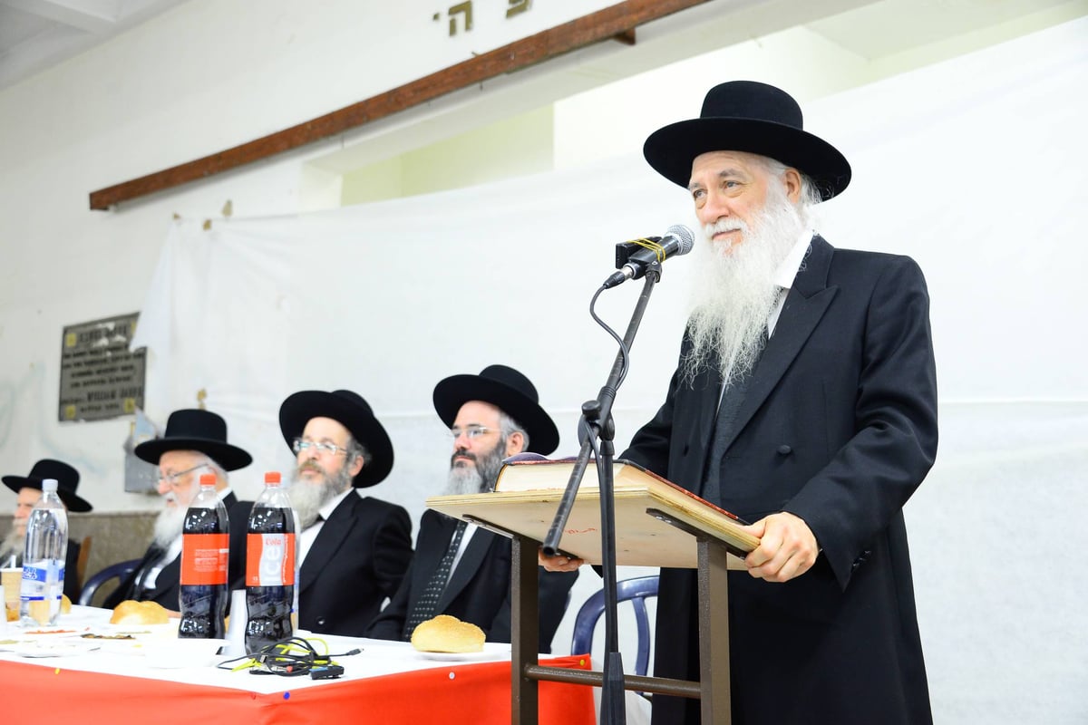 במעמד ראשי הישיבה: סיום מסכת בפוניבז'