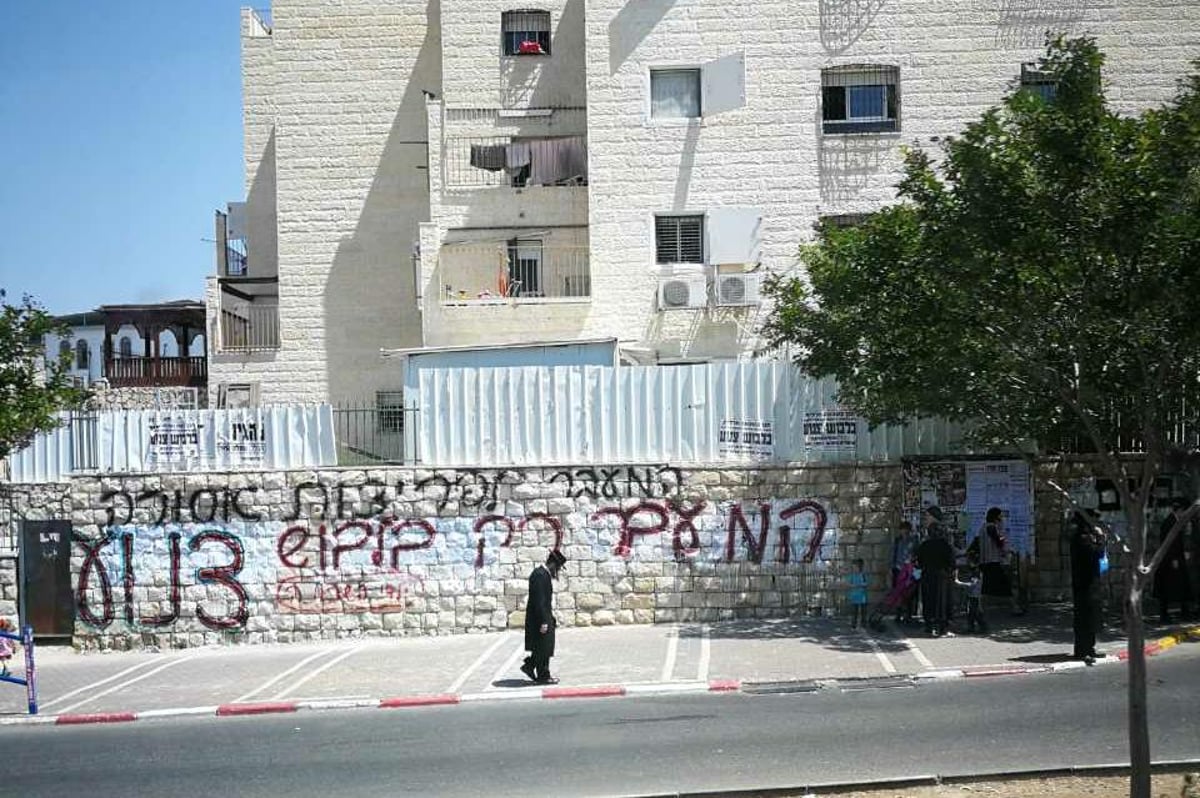 יוזמת גרפיטי הפתיעה את בית שמש • צפו