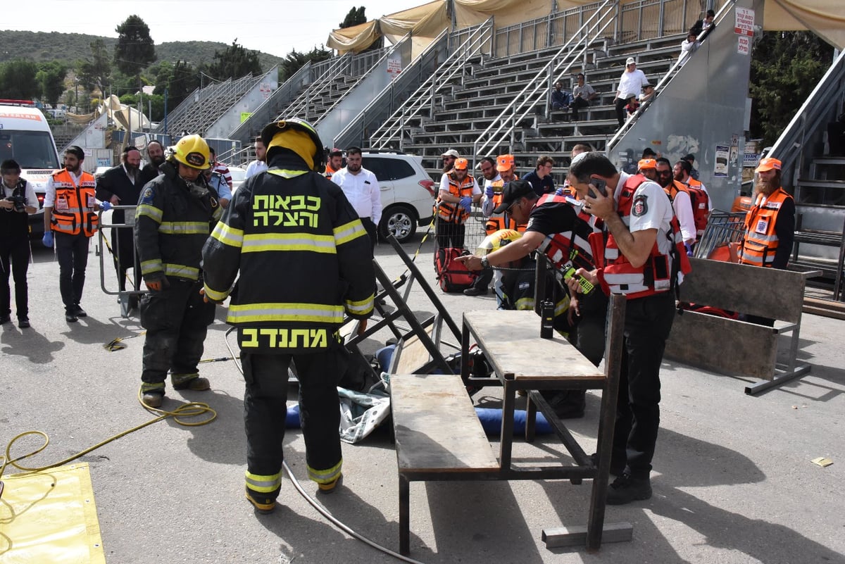 מירון: המבצע המשטרתי לאבטחת ההילולה יצא לדרך