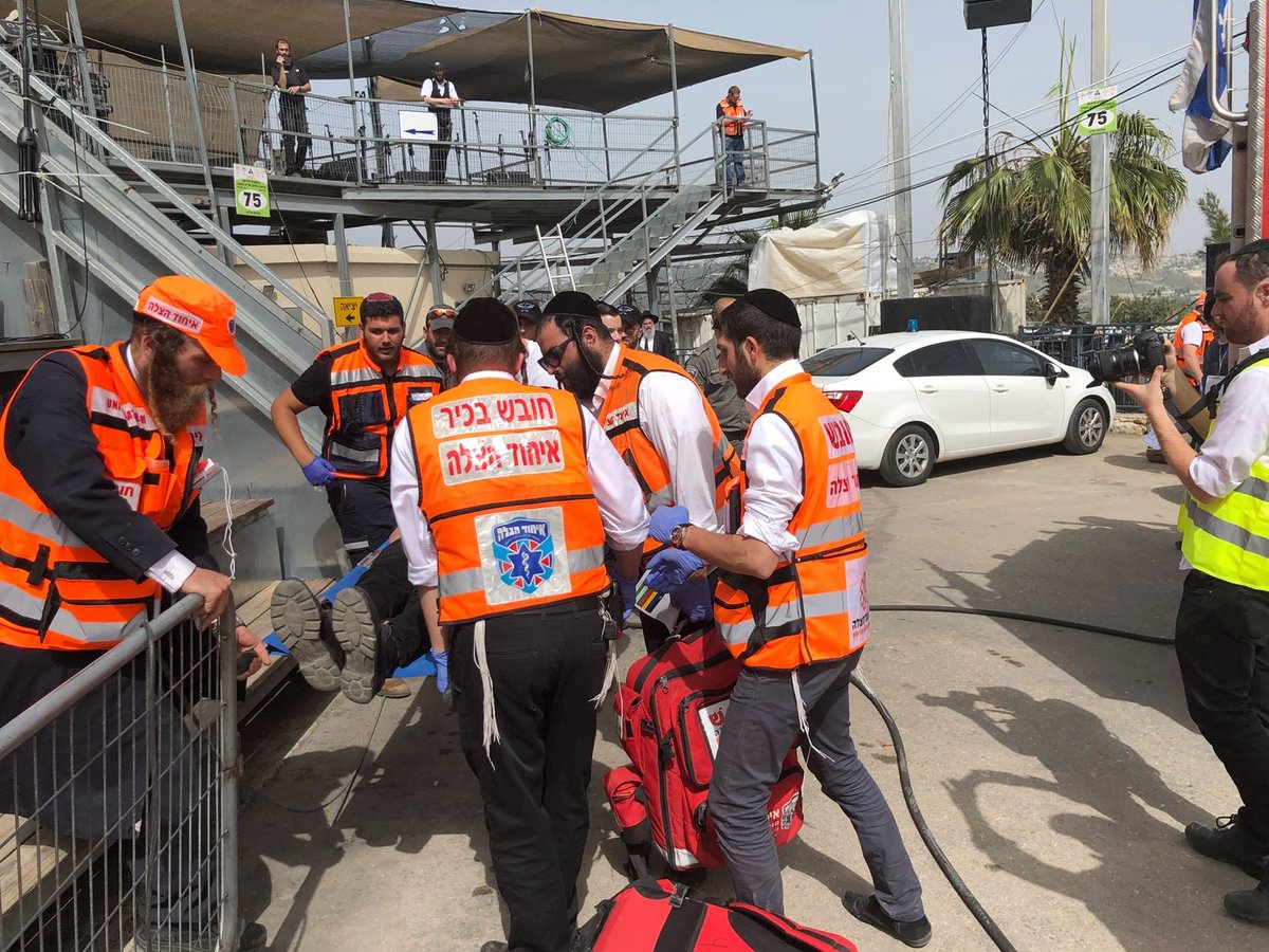 'איחוד הצלה' בתרגיל החירום הגדול יחד עם כוחות הביטחון במתחם הרשב"י במירון