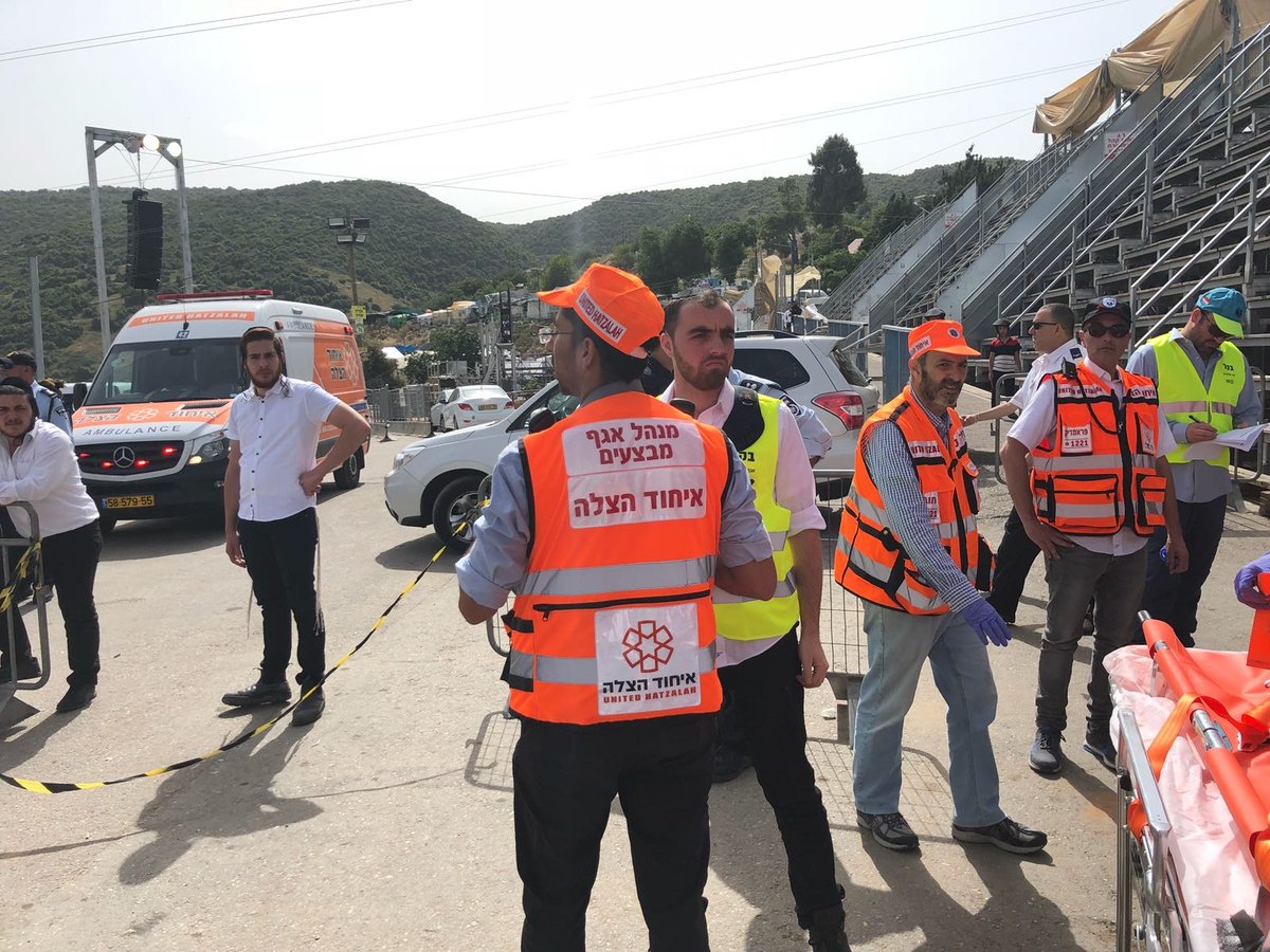 'איחוד הצלה' בתרגיל החירום הגדול יחד עם כוחות הביטחון במתחם הרשב"י במירון