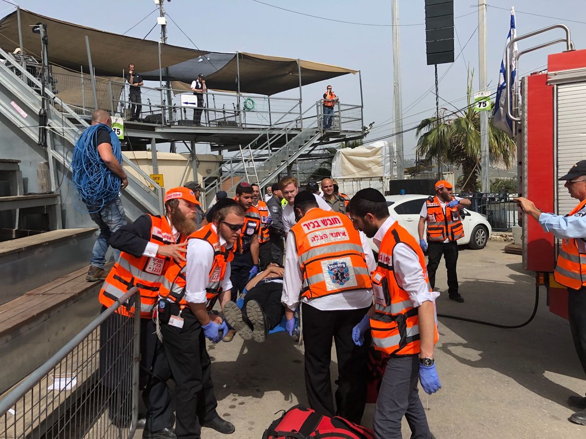 'איחוד הצלה' בתרגיל החירום הגדול יחד עם כוחות הביטחון במתחם הרשב"י במירון