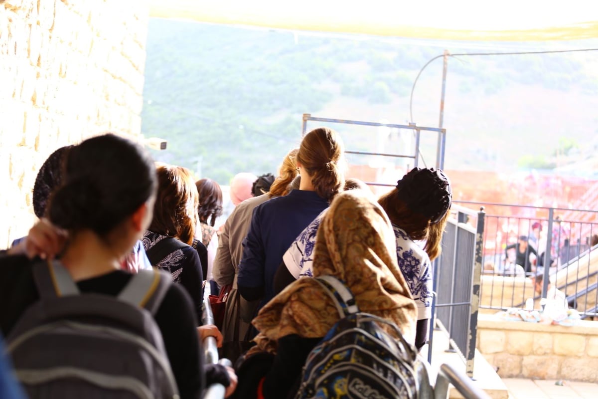 גלריה ראשונה: המוני מתפללים כבר בציון הרשב"י במירון