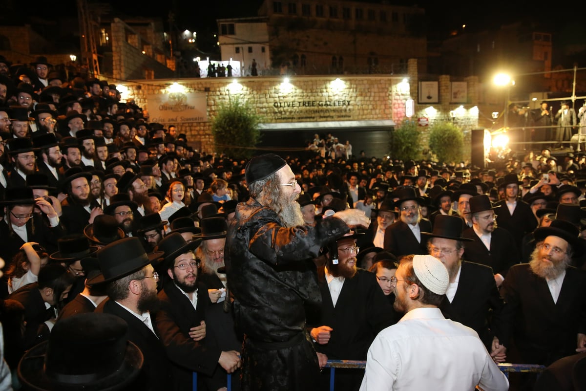 ההדלקה של רבי מיילך בידרמן בצפת • תיעוד