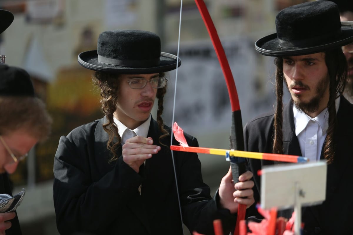 מנהג "חץ וקשת" למהדרין במירון • גלריה