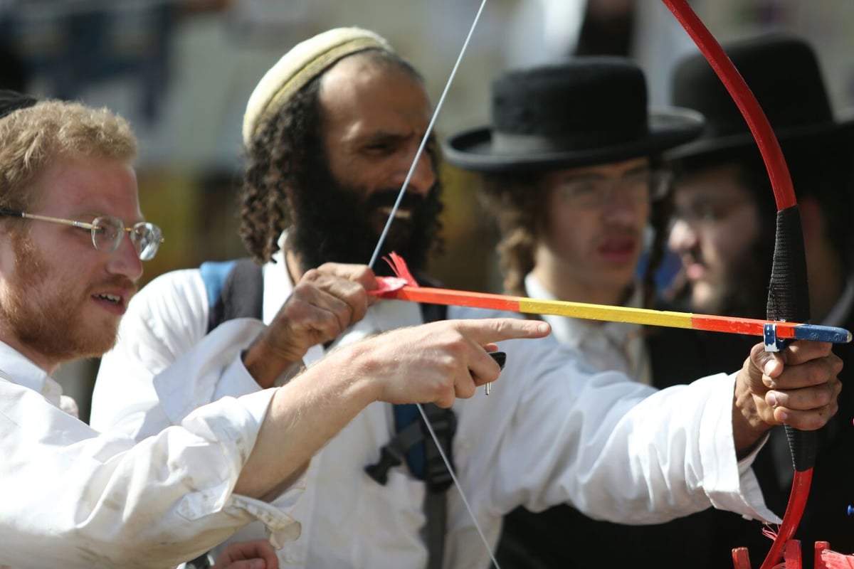 מנהג "חץ וקשת" למהדרין במירון • גלריה