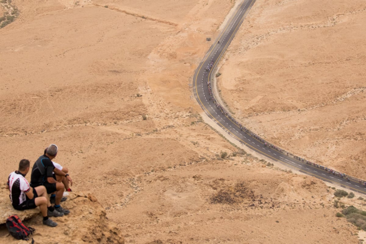 מירוץ הג'ירו ד'איטליה במכתש רמון • גלריה