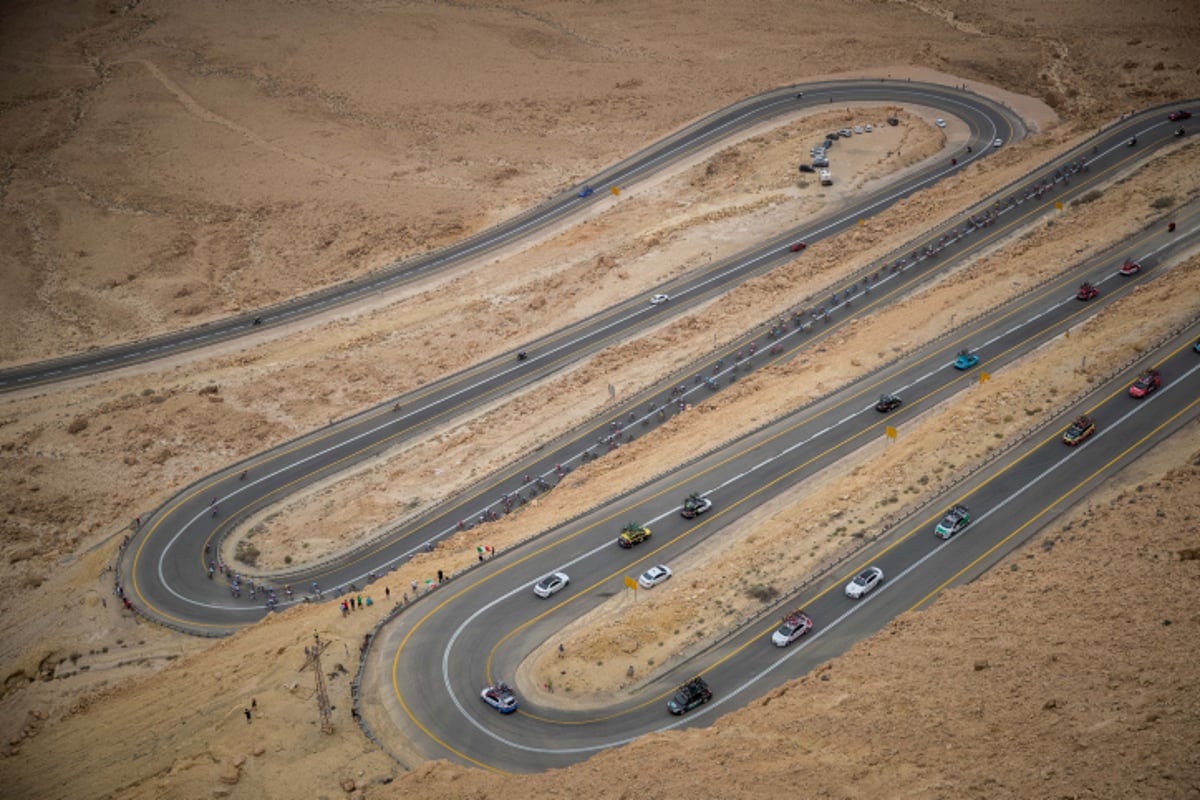 מירוץ הג'ירו ד'איטליה במכתש רמון • גלריה