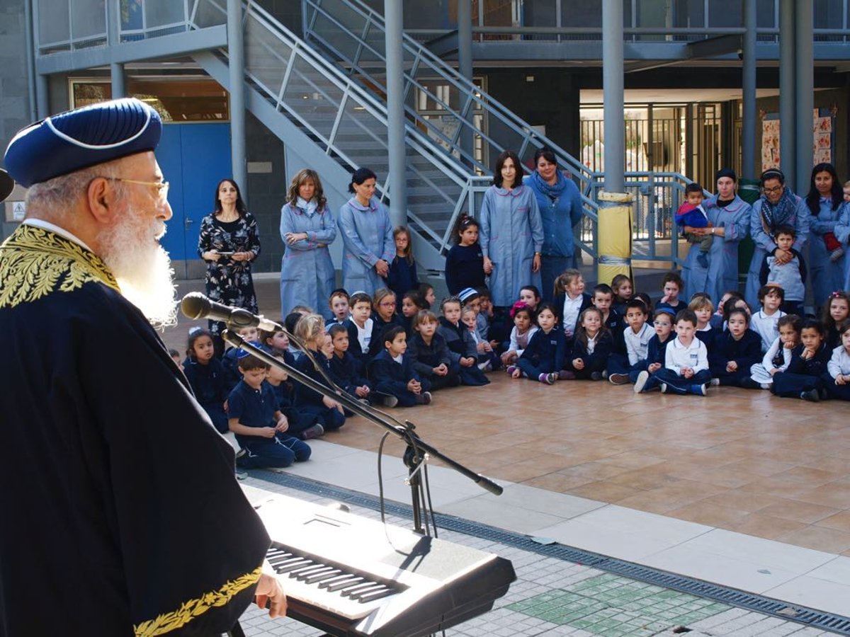 תיעוד: הראשל"צ הגר"ש עמאר בביקור בצ'ילה