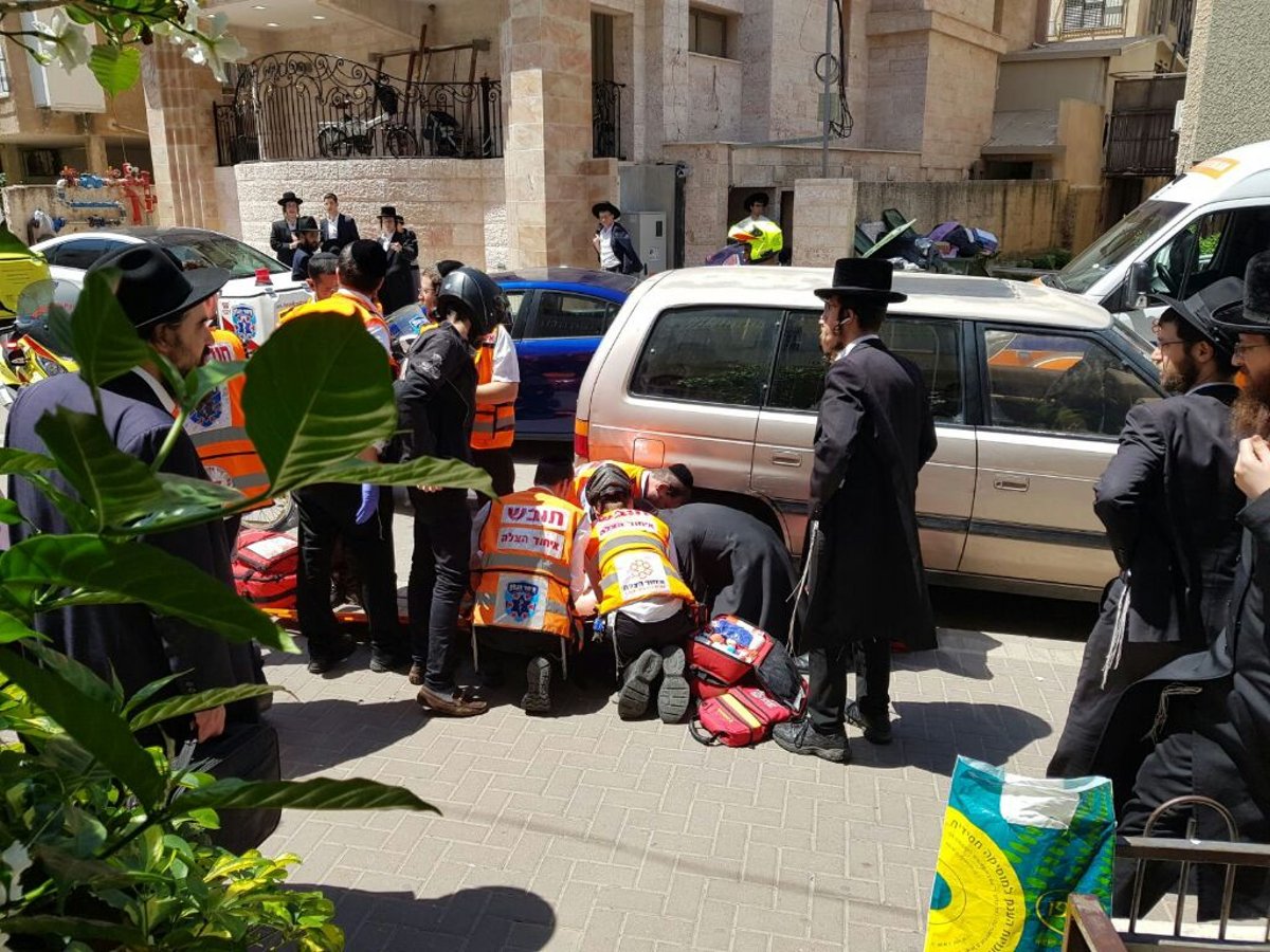 בני ברק: ילד בן 7 נפצע בינוני בתאונת דרכים