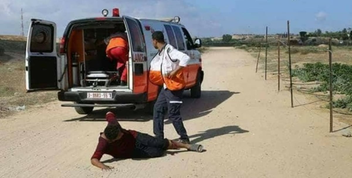 עשרות אלפי פלסטינים בעימות עם כוחות צה"ל