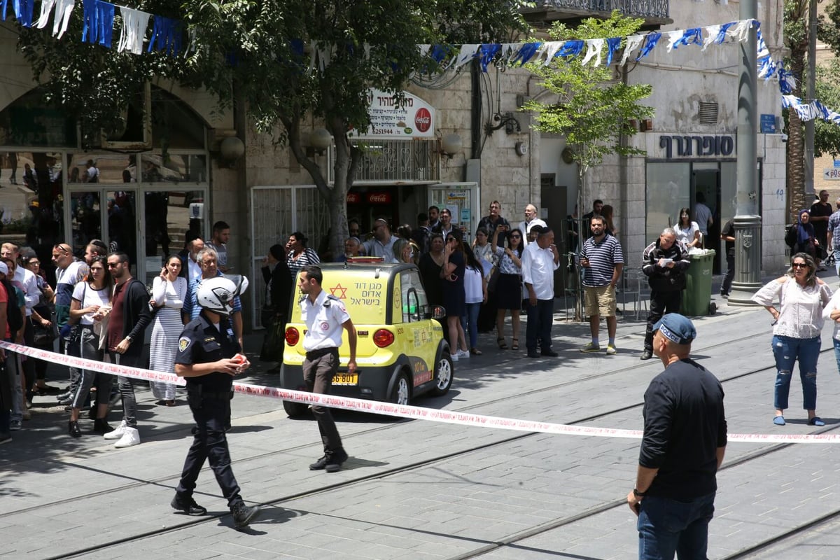 פצוע קל מדקירה ב"כיכר ספרא" בירושלים