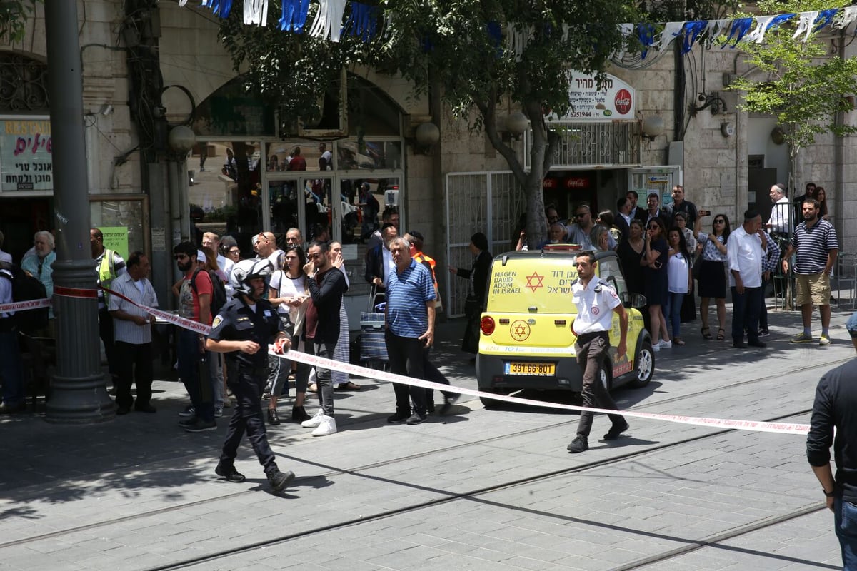 פצוע קל מדקירה ב"כיכר ספרא" בירושלים