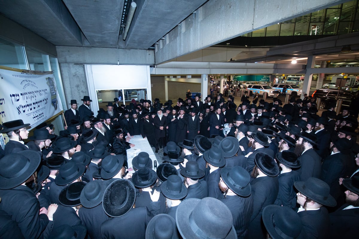 לקראת כינוס סאטמר: הראב"ד נחת בארה"ב