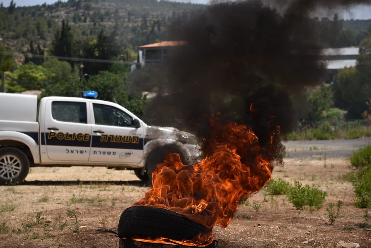 לקראת הקיץ:  במשטרה נערכים לשריפות ענק