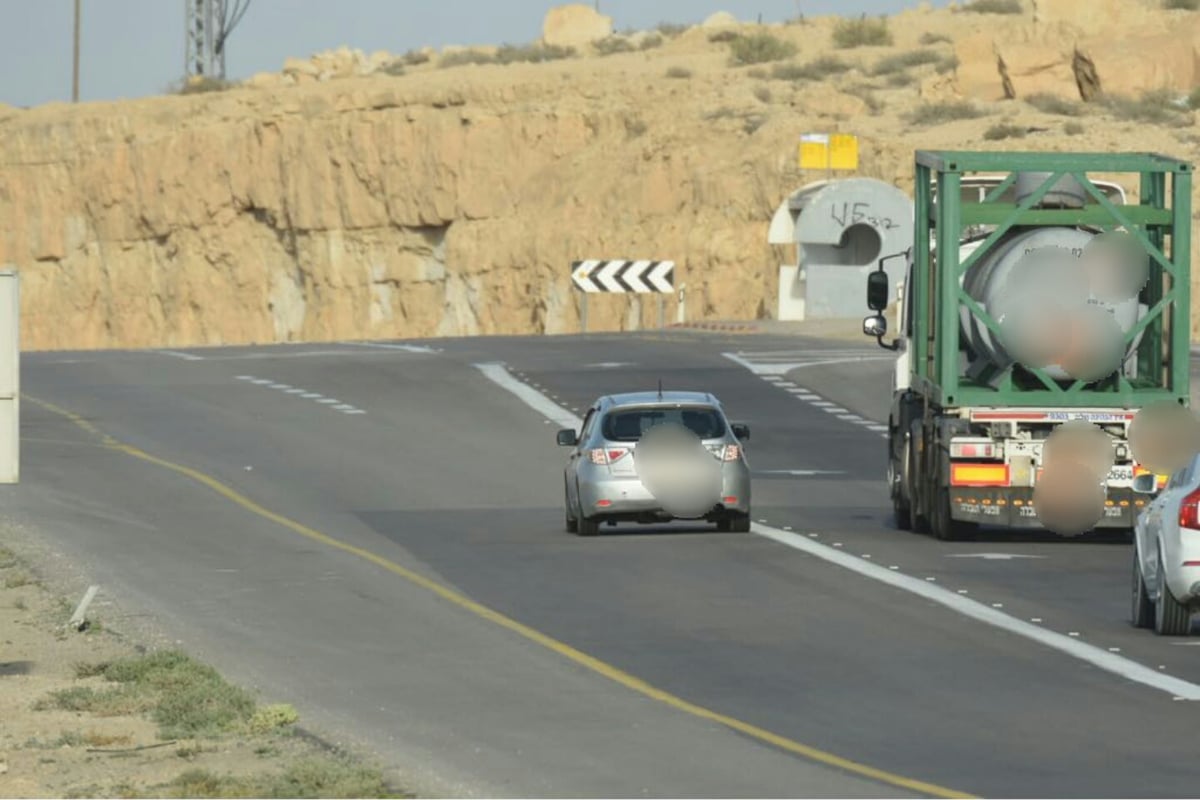 המסוק תיעד: כך נהגים מסכנים את חייהם