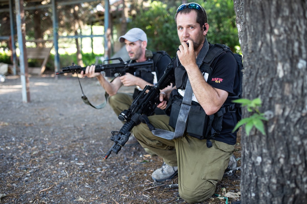 צפו בגלריה: תרגיל ביטחוני ברמת הגולן