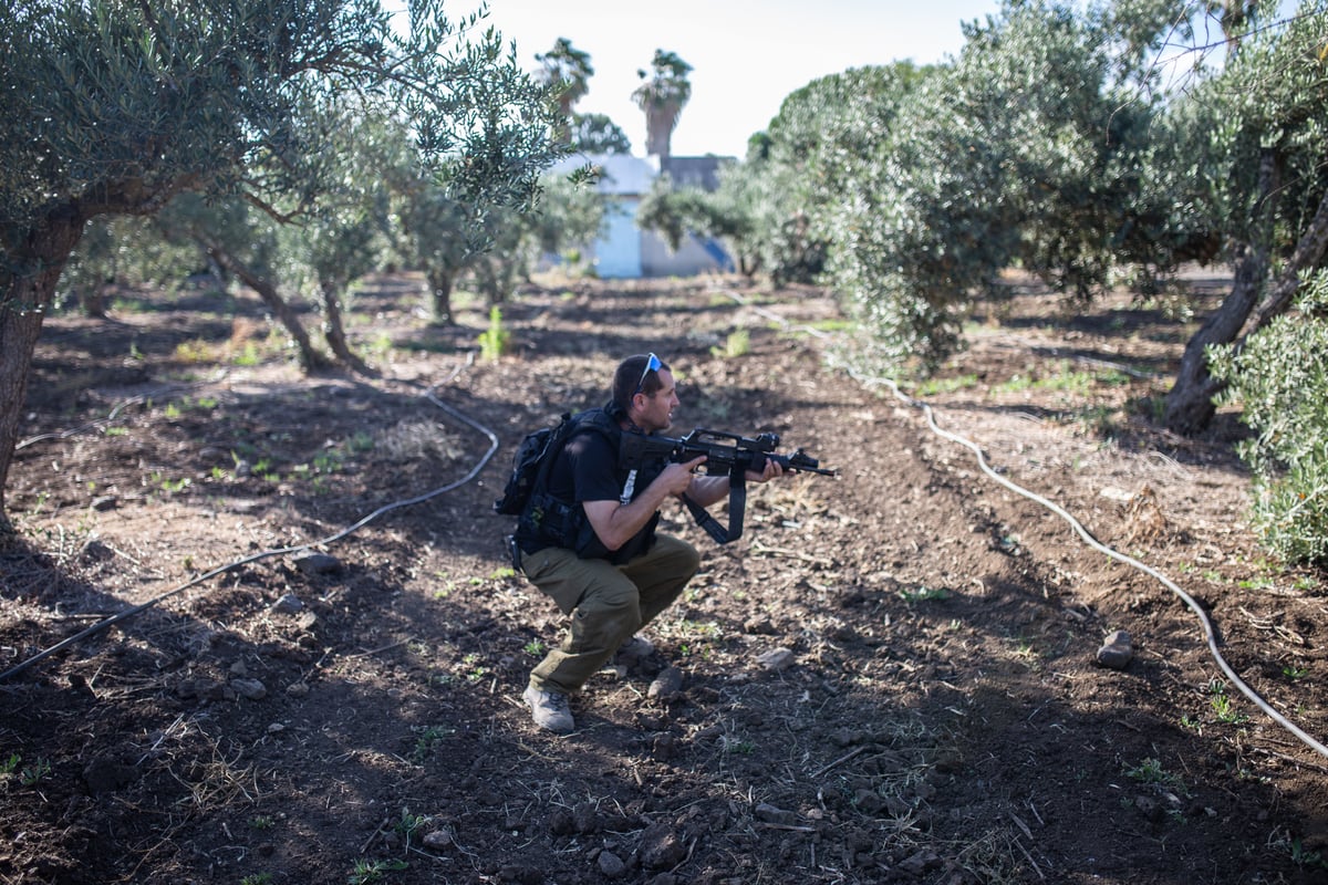 צפו בגלריה: תרגיל ביטחוני ברמת הגולן