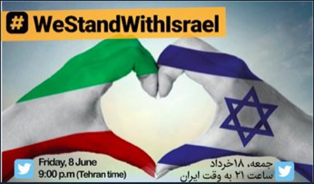 ציוץ איראני פרו-ישראלי
