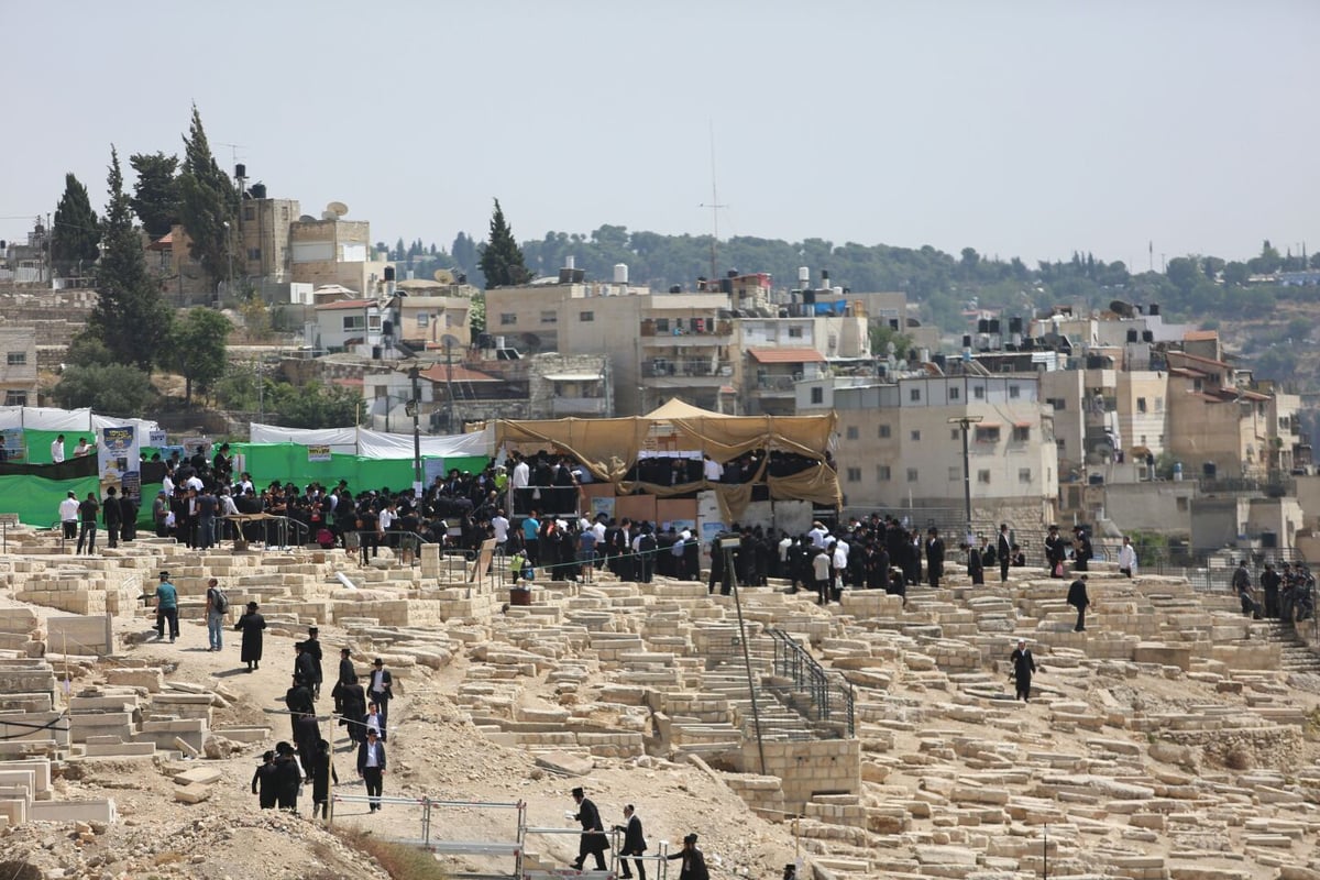 הילולת ה'אור החיים' בהר הזיתים • גלריה