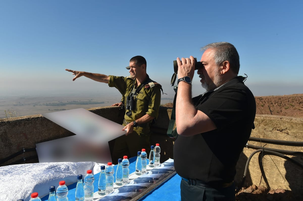 ליברמן: "יש מאמץ להקים תשתית טרור ברמת הגולן"