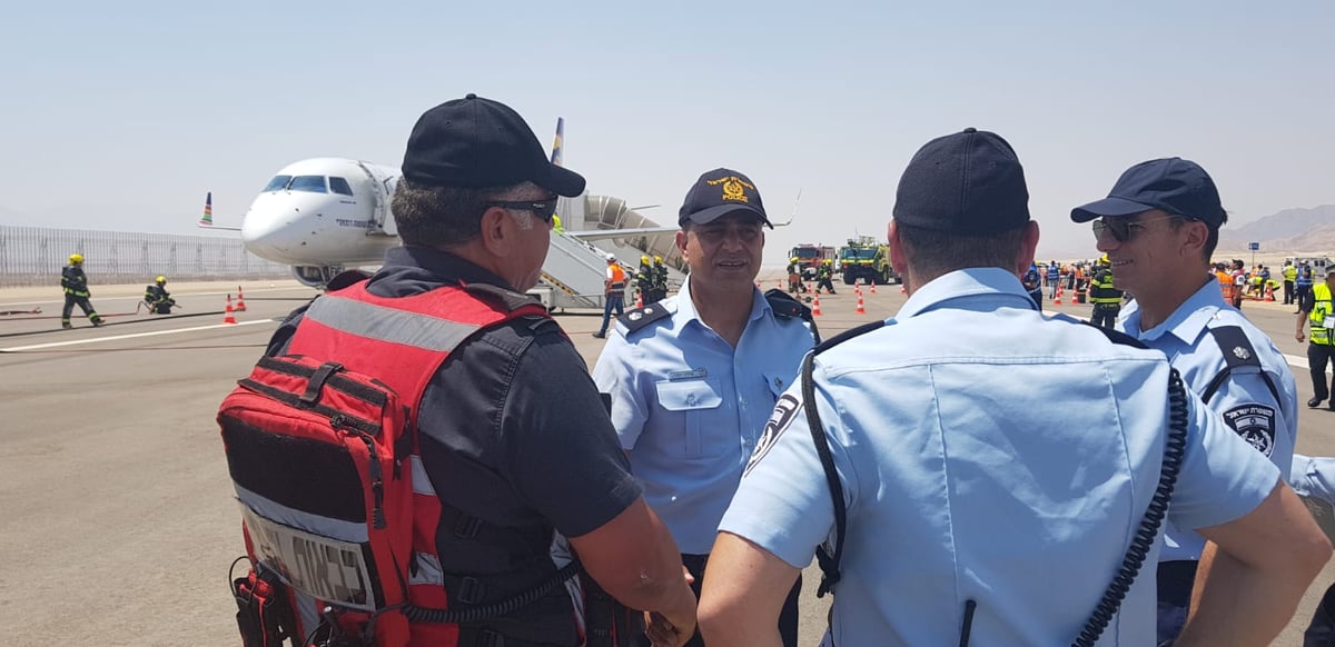 מטוס 'התרסק' בשדה התעופה באילת • צפו