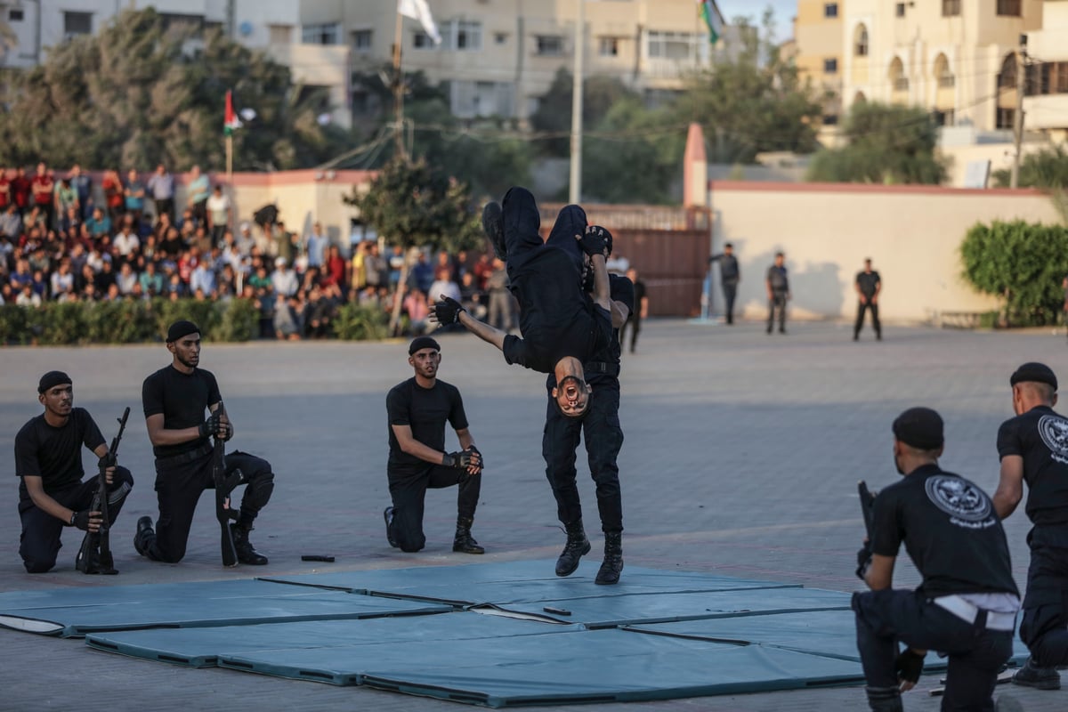 תיעוד: כישורי כוחות הביטחון של חמאס