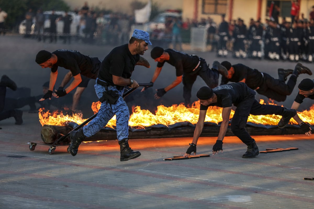 תיעוד: כישורי כוחות הביטחון של חמאס