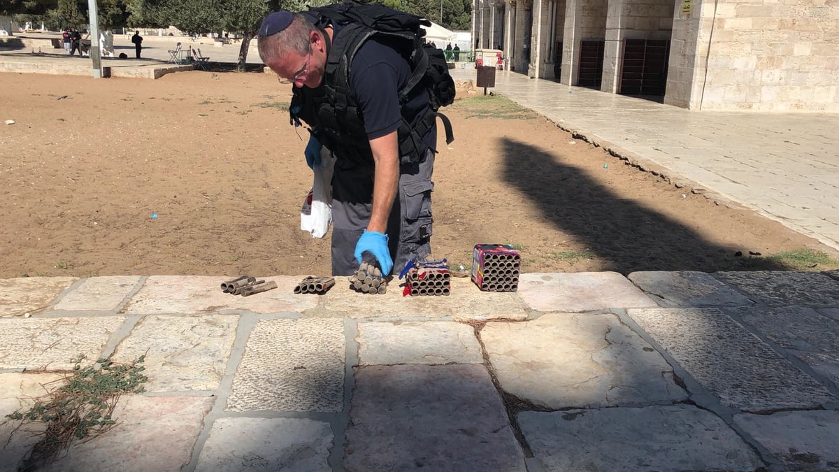 24 פלסטינים נעצרו בהתפרעות בהר הבית