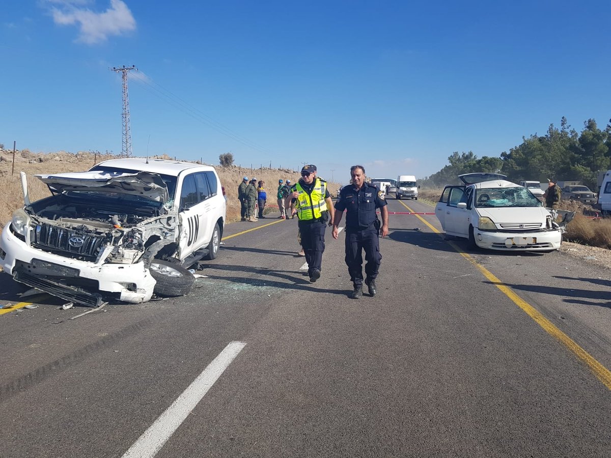 תאונה קשה מאד בצפון: שבעה בני משפחה חרדית נפצעו