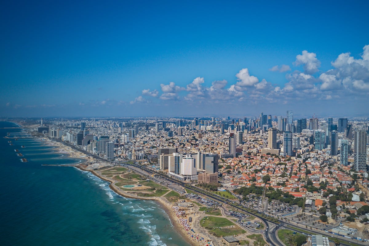 תל אביב - יפו, במבט מדהים מהאוויר • צפו