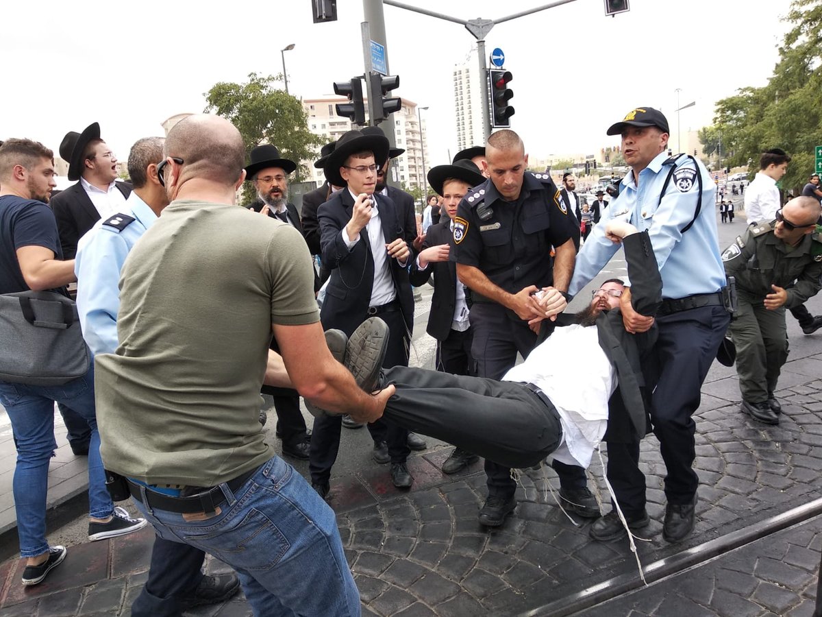 הסתיימה הפגנת 'הפלג' בירושלים; 46 מפגינים - נעצרו