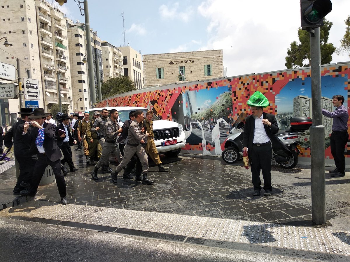 הסתיימה הפגנת 'הפלג' בירושלים; 46 מפגינים - נעצרו